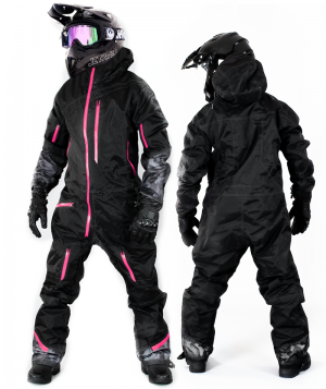Lady Evolution Camopink Overall Atv/snowmobile Ce Textilstall Lec 9870