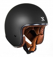 Shox Classic Solid Open Face Ece R22.06 Mattschwarz Jet Motorradhelm