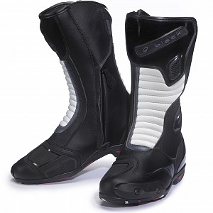Black Rapid Ce Black/white Waterproof 5355-1044 Motorcycle Boots