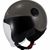 Shox Interceptor Open Face Gloss Dark Grey Jet Mc-helm