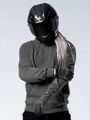 Lady Bandit Urban Ce Semi Kevlar Hoodie Darkgrey Mc Hoodie