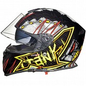 Casque Moto Rt-824 Noir Franky Sun Visor