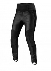 Lady Athena Leather Kevlar Moto Wp Leggings Pantalon De Motarde