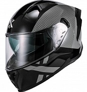 Shox Rapid Speedway Gloss Black Sv Integral Casque De Moto