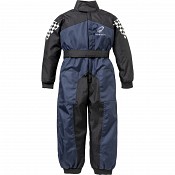 Junior / Barn Black Kids Fasttrack Rennanzug Schwarz Blau