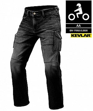 Kevlar Cargo Jeans Grau - Kurzes Bein Ce Aa Stretch Unisex Mc Jeans - Mcv