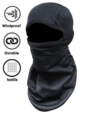 Windproof Winter Black Balaclava Stormhuva